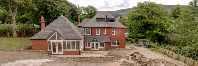Complete renovation retains the character of the old while providing the benefits of modern methods Photo of a completely refurbished old property